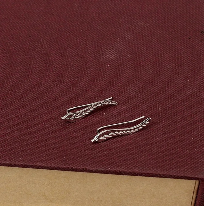 

2021 Ear Jewelry Metal Leaf Earrings Party Accessories for Women