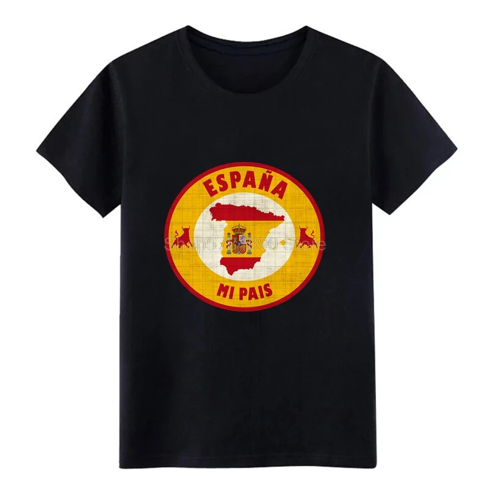 Испания моя страна Футболка мужская Толстовка характер 100% хлопок S-3xl homme Fit Юмор