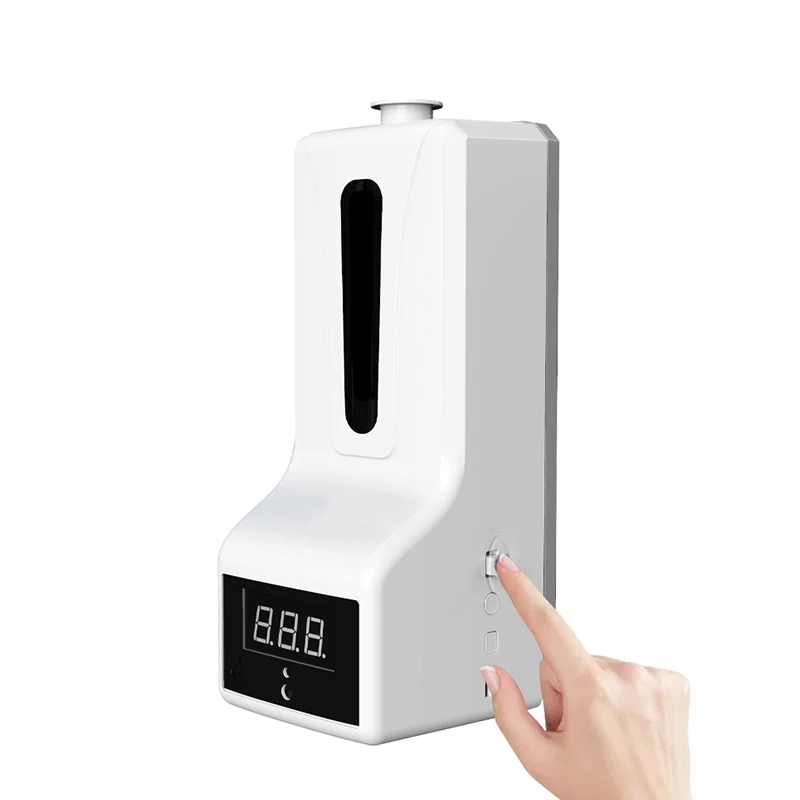 

1Pcs Automatic Liquid Soap Dispenser Smart Sensor Digital Hands Washing Free Machine Non-Contact Infrared Thermometer
