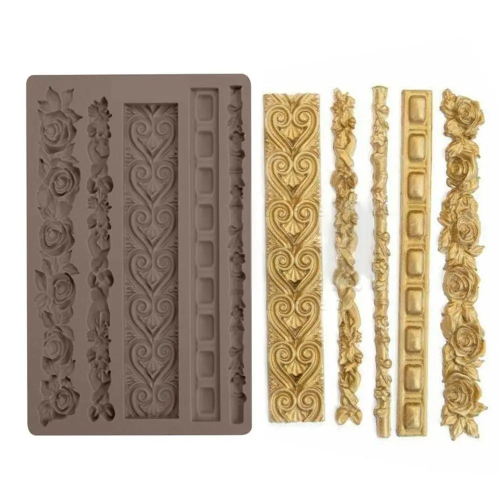 

Relief Silicone Fondant Mould Cake Decorating Tools Chocolate Gumpaste Molds, Sugarcraft, Kitchen Gadget
