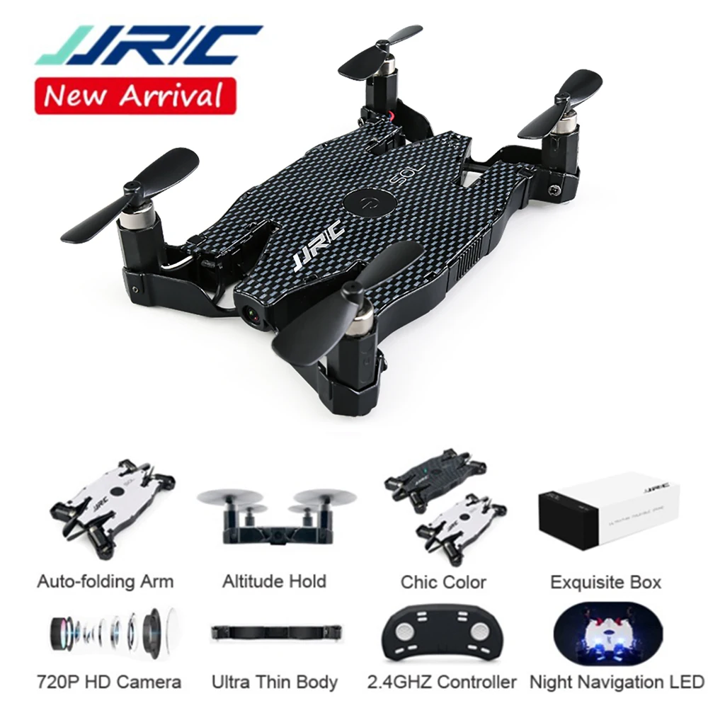 Складной мини Дрон с камерой 720P FPV Wi Fi вертолет управлением карманный портативный