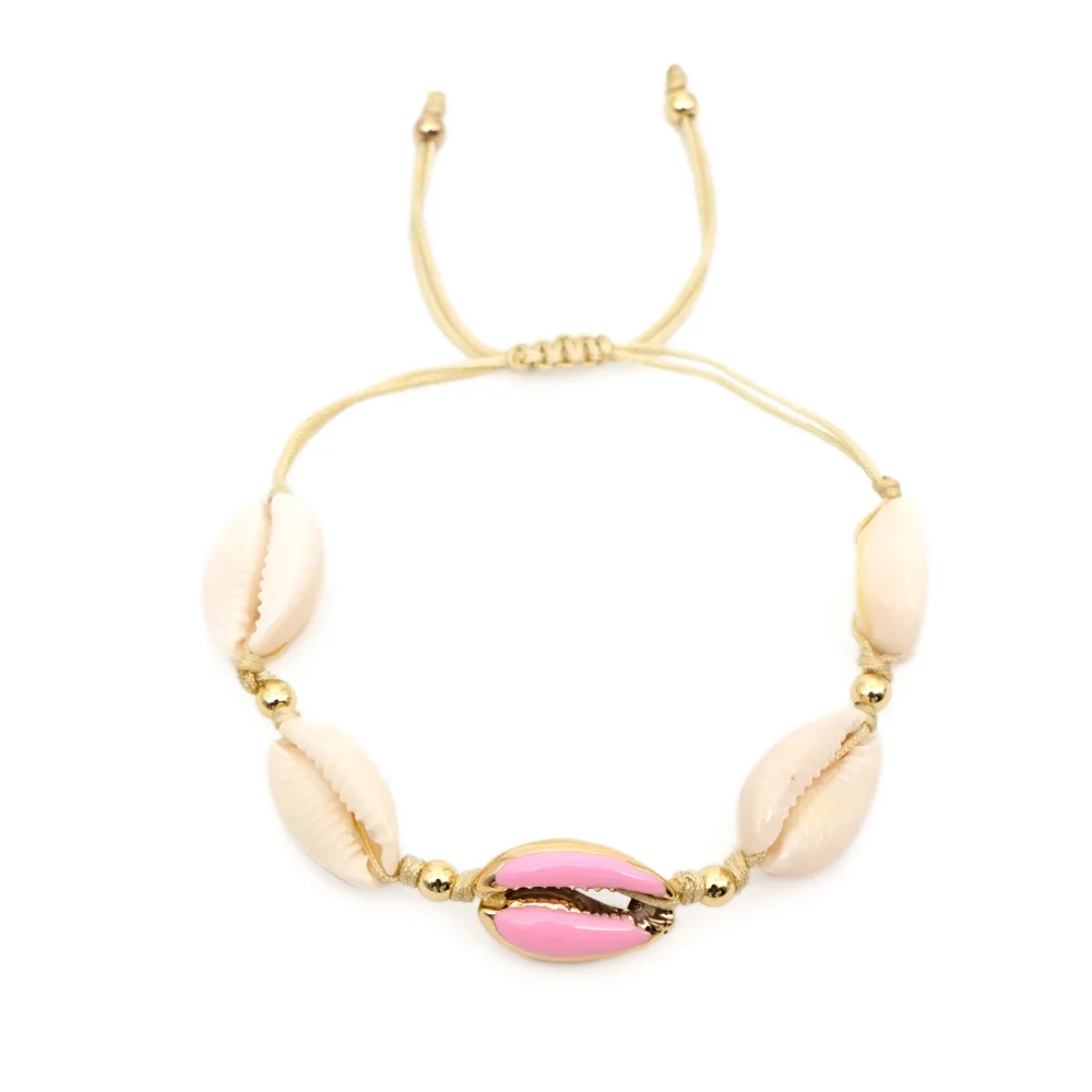 Natural Colorful Shell Bracelet Bracelets Summer Jewelry Bohemia Gold 2020 Women Fit MIYUKI | Украшения и аксессуары