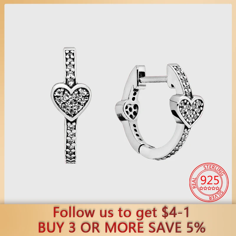 

Женские серьги из серебра 925 пробы, с фианитами