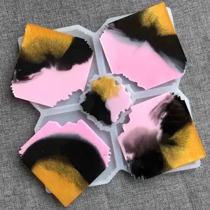 Набор больших настольных форм неправильной формы, многостандартная основа для чая, силиконовая форма, УФ-смола, ювелирные формы