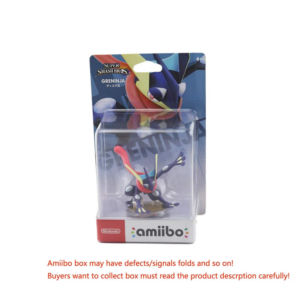 Greninja Тренажер Greninja Lucario Amiibo фигурка пиху figulas Super Smash Bros. Серия - Цвет: Greninja