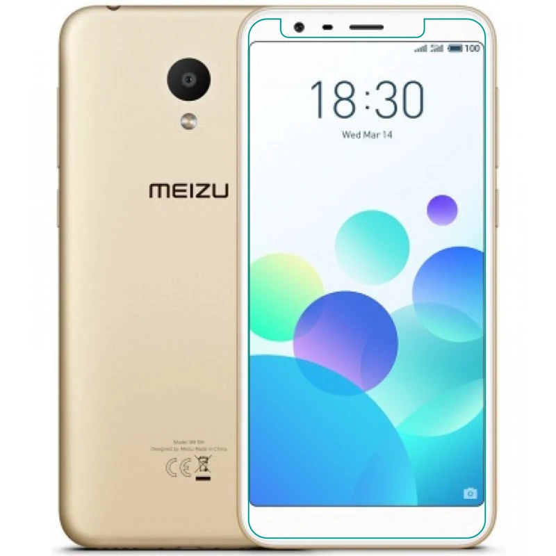 

Закаленное стекло для Meizu M8c 5,45 "9H 2.5D защитная пленка Взрывозащищенная прозрачная защитное покрытие ЖК-экрана