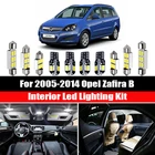 Лампы для багажника 2005-2014, 12 ламп для Opel Zafira B светодиодная интерьерная с Canbus