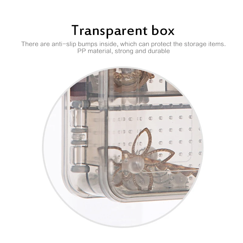 Двухслойная 10 отсек для хранения ювелирных изделий ящик утолщенный подвесной