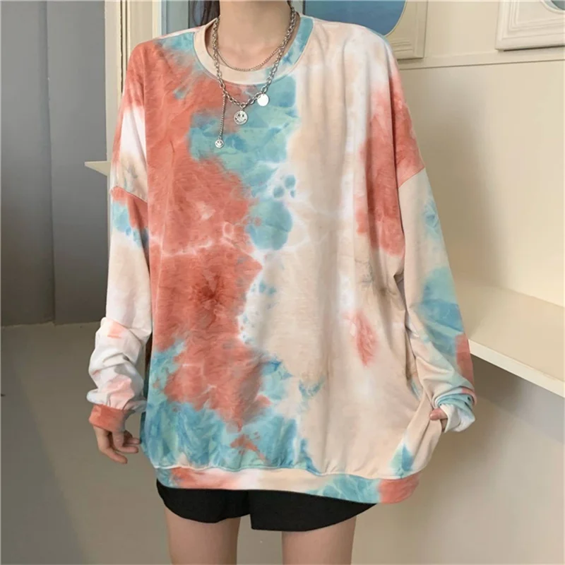 

Женские футболки Ulzzang Harajuku, Топ для женщин, Повседневная Туника, кавайная Женская Винтажная Футболка с принтом и длинным рукавом