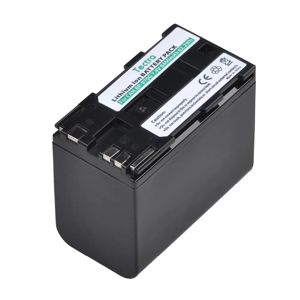 Литий-ионный аккумулятор для фотоаппаратов Canon EOS C100 C300 Mark II XF100 XF105 8400 мАч |