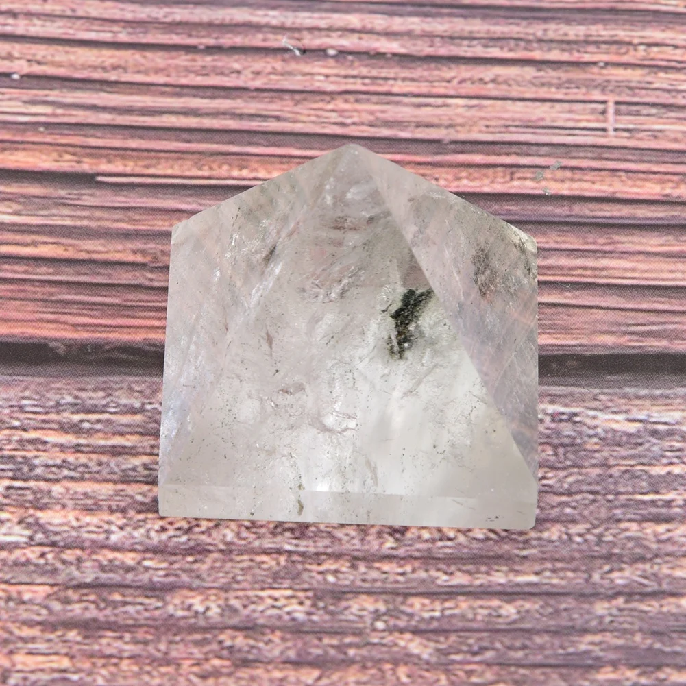 Новинка 100% натуральная Хрустальная пирамида из кварца энергетическая целебная