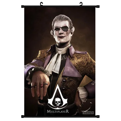 Assassins Creed Звёздные войны мой герой Academy прокрутки живопись аниме настенные