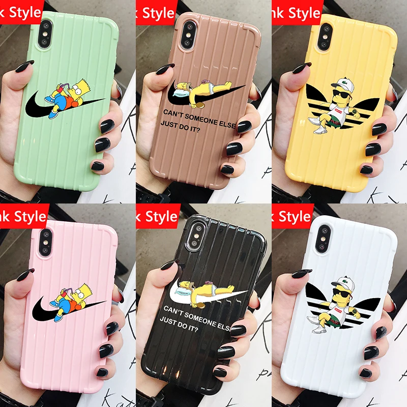 Багажник спортивный стиль Симпсоны чехол для телефона iPhone 11 XR X Xs Max 8 7 6 Plus 6S 5S SE Pro