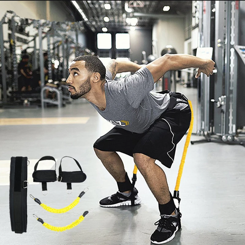 

Resistance training belt tensioner leg lower limb strength start acceleration jump training Portable Fitness Equipment