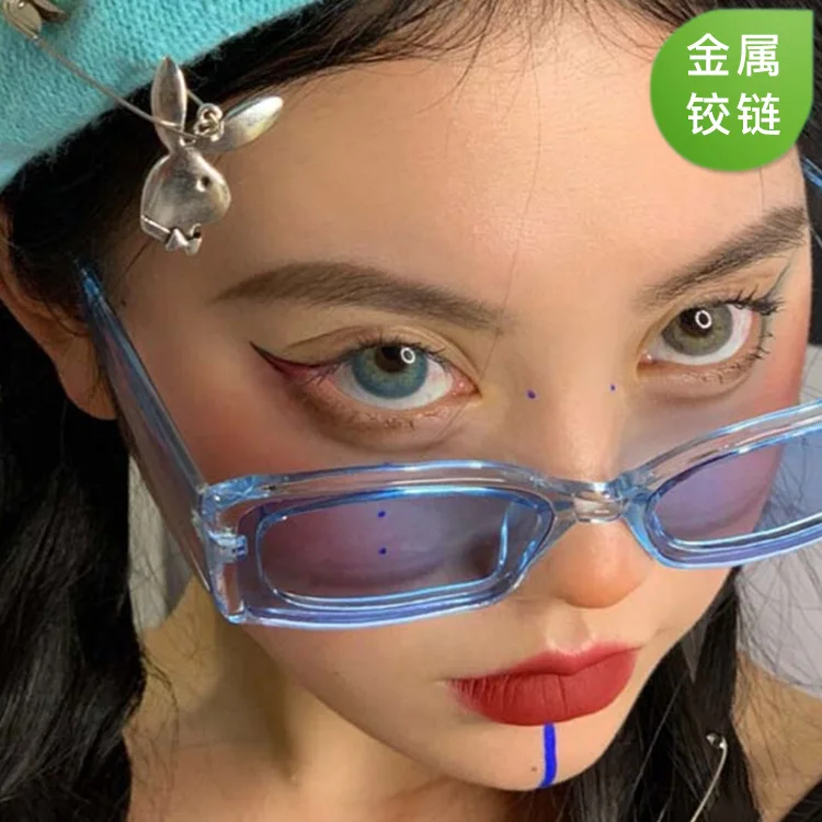 Солнцезащитные очки Квадратные женские небольшие винтажные брендовые