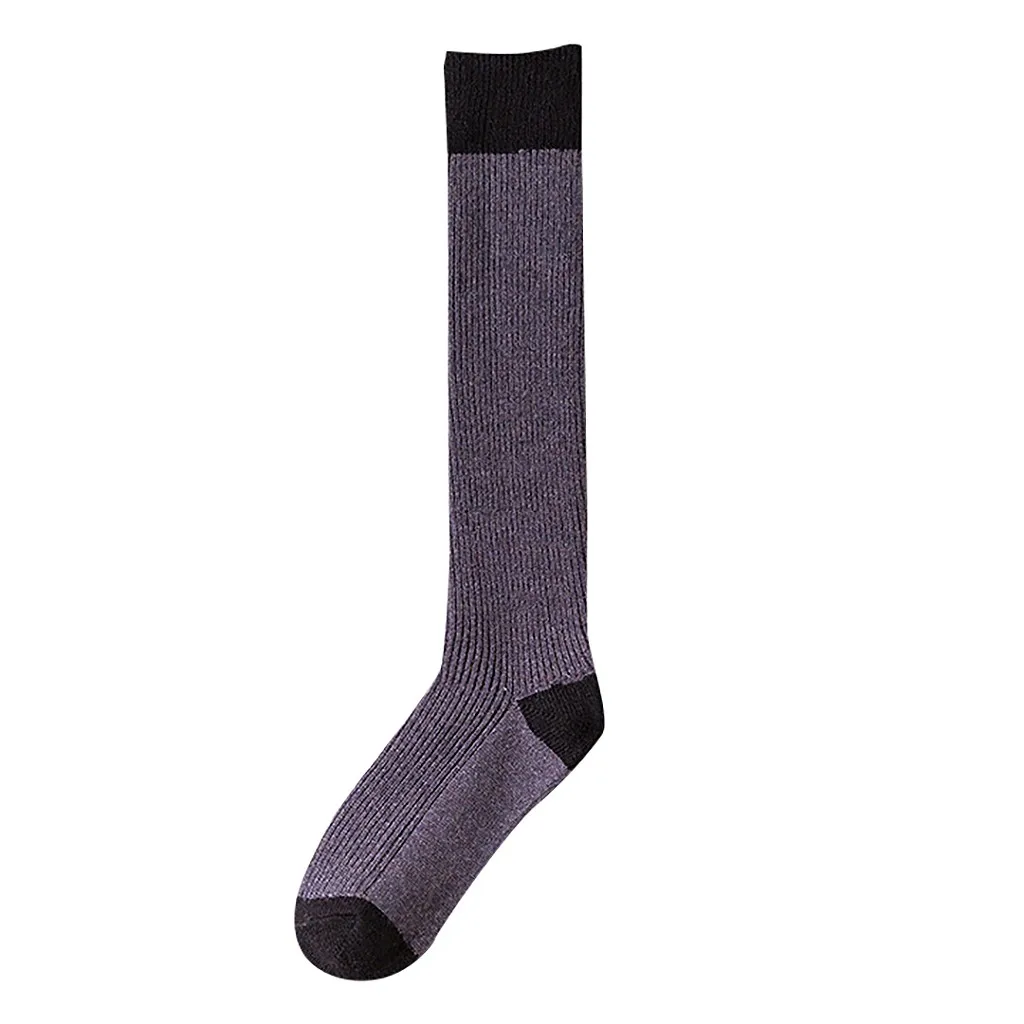 Женские носки на коленях хлопковые Модные Цветные разноцветные офисные