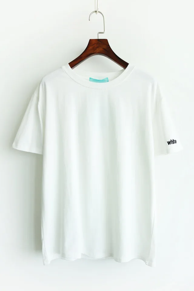 Специальные предложения модная летняя Корейская версия Повседневная футболка с