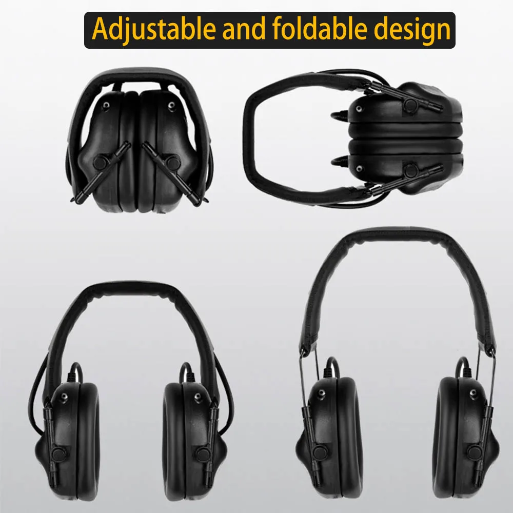 Складная Военная электронная гарнитура для ушей страйкбола тактическая улицы