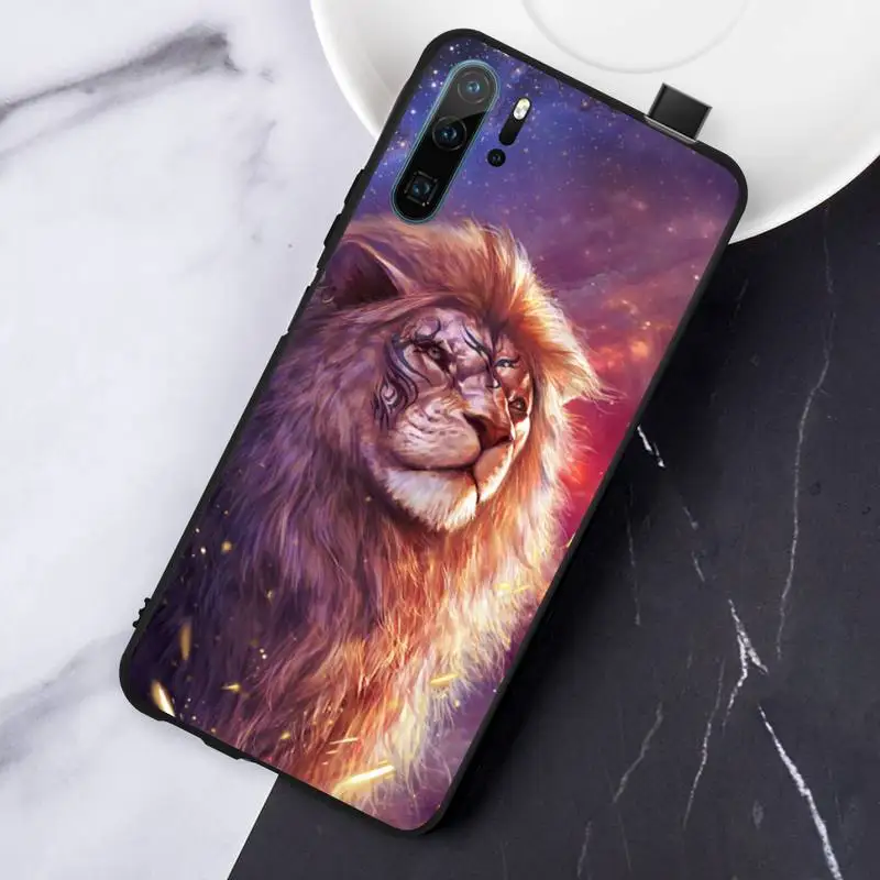 

Ferocious tiger lion Animal art Phone Case For Huawei honor Mate P 10 20 30 40 Pro 10i 9 10 20 8 x Lite