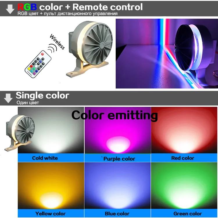 12 Вт RGB светодиодный светильник на подоконник для дверной рамы, стены, КТВ, отеля, бара, коридора, беспроводной светодиодный настенный светильник, 360 градусов, оконный светильник ing
