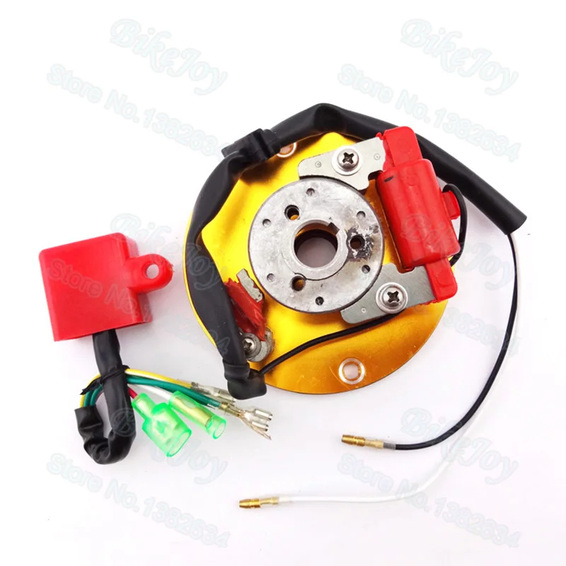 Золотой гоночный Магнитный статор ротор зажигания CDI Коробка для китайского Lifan YX