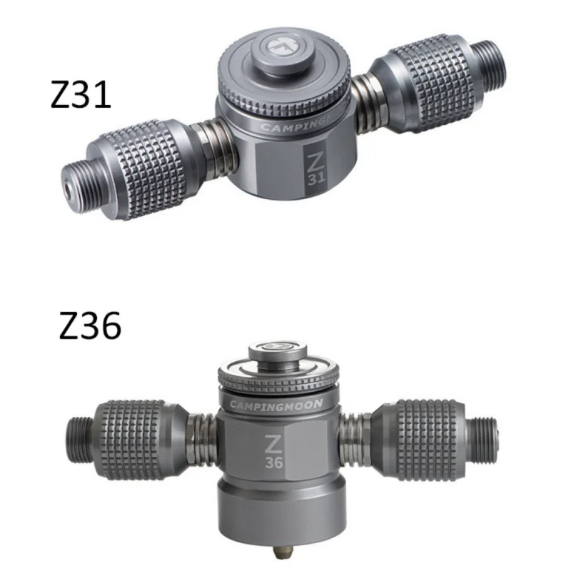 

Outdoor Camping Stove Adapter One-Three Outputs Aluminium Alloy Air Tank Conversion Head Furnace Converter Connector