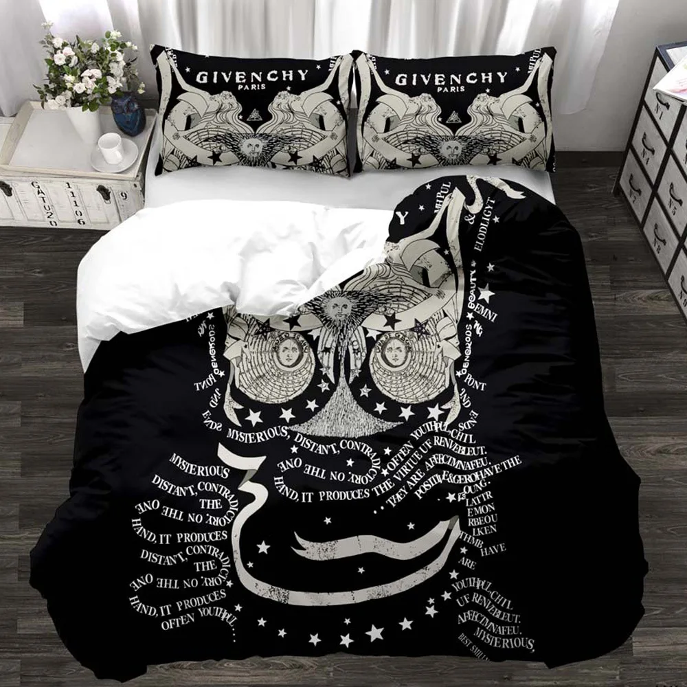 Комплект постельного белья с модной фламинго животных в виде геометрических