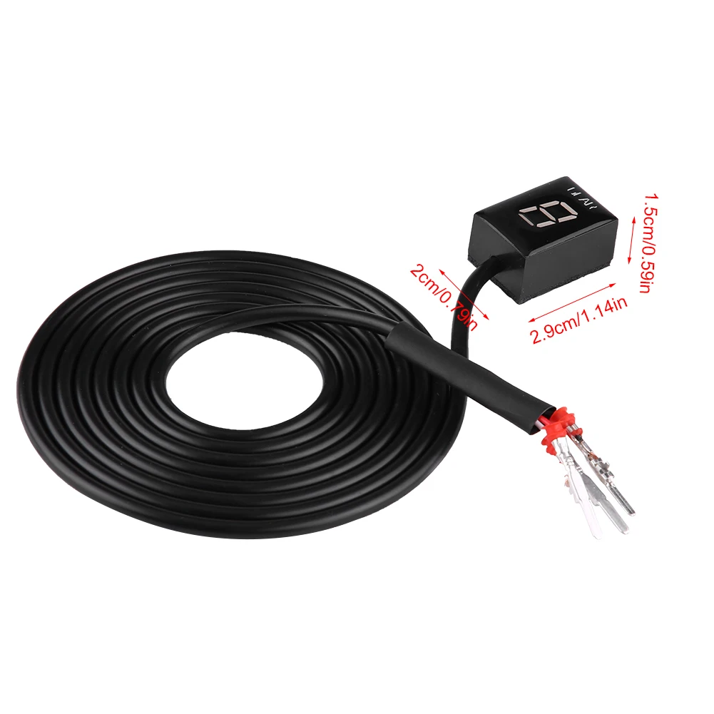 1 pcs Motorcycle ECU Plug Mount waterproof 6 Speed Digital Gear Indicator Display fit for Honda CB400F CB500X CB650F | Автомобили и