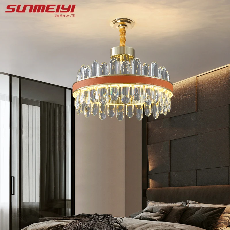 Новый светодиодный подвесной светильник хрустальная лампа для кухни гостиной