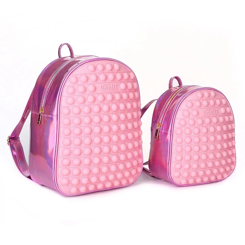 New Pop Backpack Hot Push Popet Bubble Fidget Toys Adult Stress Relief Toy Antistress Squishy Anti-StressGift Schoolbag30cm