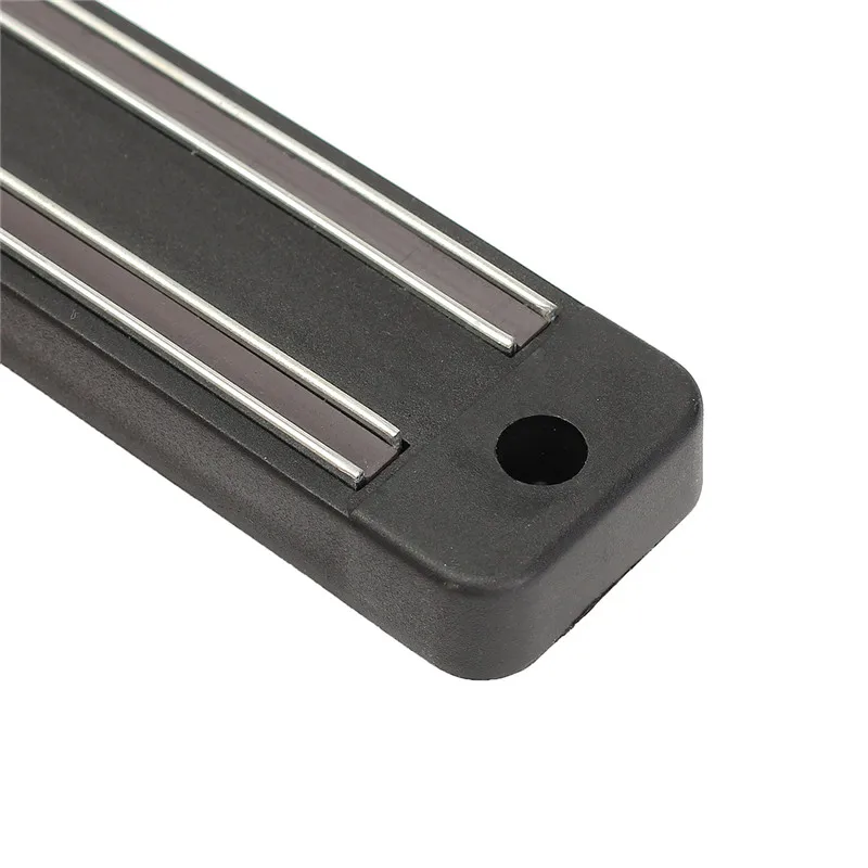 Магнитный держатель для ножей из нержавеющей стали настенное крепление черный