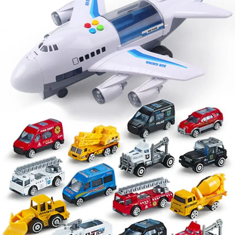 Игрушечный автомобиль самолет симуляция музыкальной истории инерционная