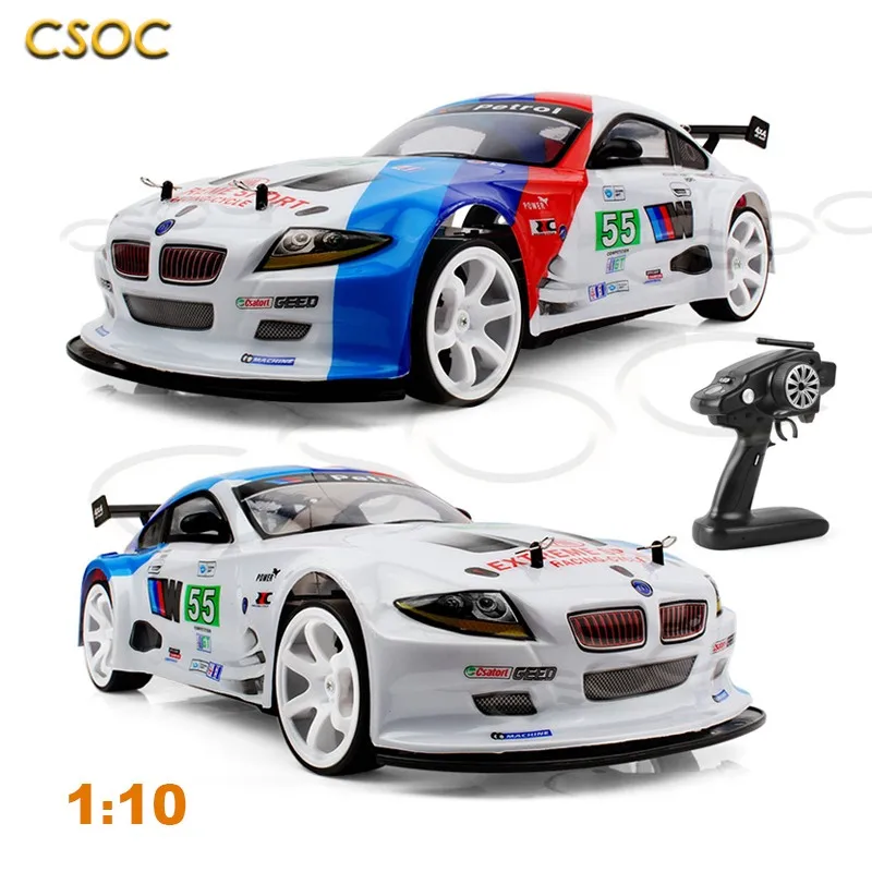 CSOC 1:10 радиоуправляемые Дрифт автомобили 70 км/ч 2 4G со светодиодный светильник кой