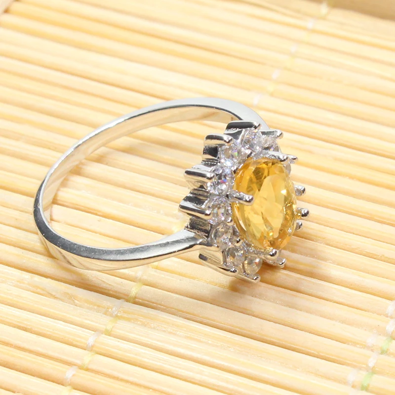 Классическое благородное украшение кольцо принцессы Дианы серебряное из