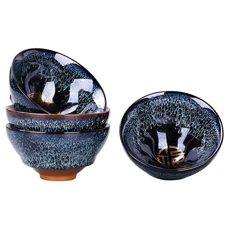 Высококачественные керамические чайные чаши в античном стиле огнеупорные