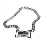 Металлическое ожерелье-чокер для женщин, тяжелая винтажная Женская цепочка на шею, подвеска для друзей в готическом стиле, ювелирное изделие в стиле панк, на шею в подарок