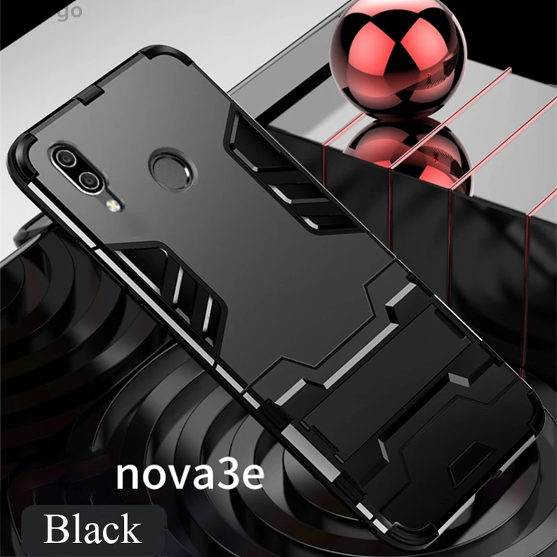 Shockproof Unisex Case Lightweight Durable Cover For Huawei Nova 2i 3 3e 3i Hybrid Armor Kickstand Mobile Phone Cases DYee |