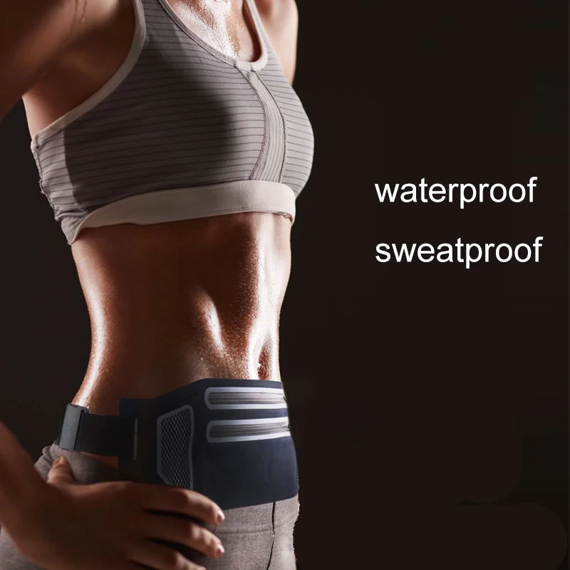 Водонепроницаемая поясная сумка для бега 6 5 дюйма легкий ремень с отделением