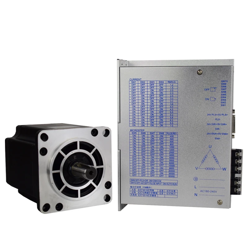 

110byg350 stepper motor set 8n12n16n20n25n n driver 7a hb3722 AC 220V