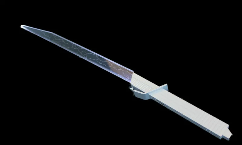 Темный Меч с металлической ручкой секретный меч реквизит для косплея нож