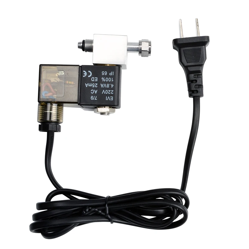 Solenoid Valve NICREW Аквариум CO2 регулятор с обратным клапаном счетчик пузырьков магнитный соленоид аквариумный клапан CO2 редукционный клапан - Цвет: Solenoid Valve