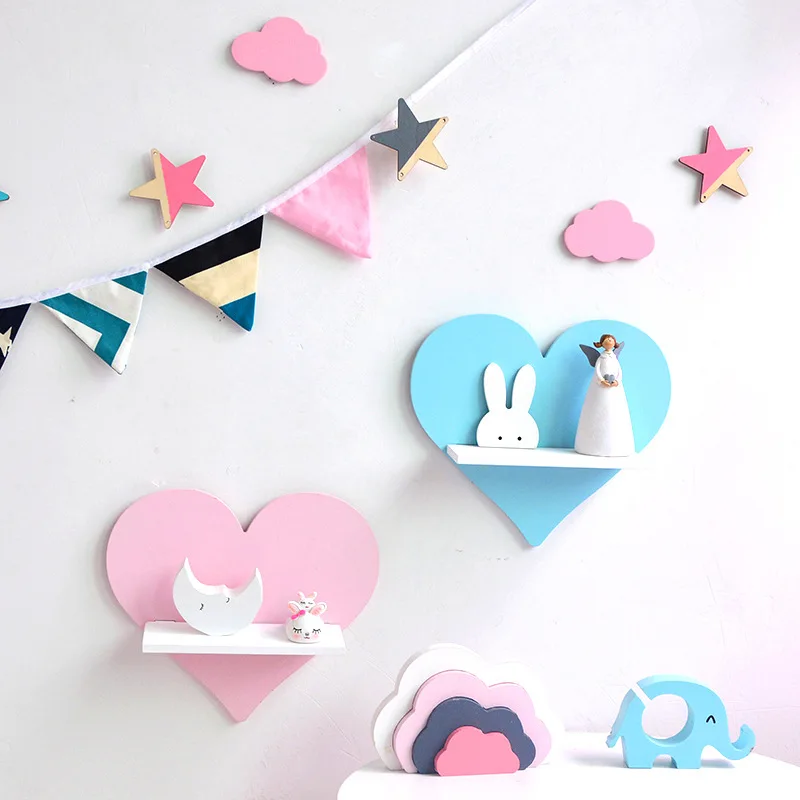 Скандинавские деревянные стеллажи для хранения сделай сам милый фламинго