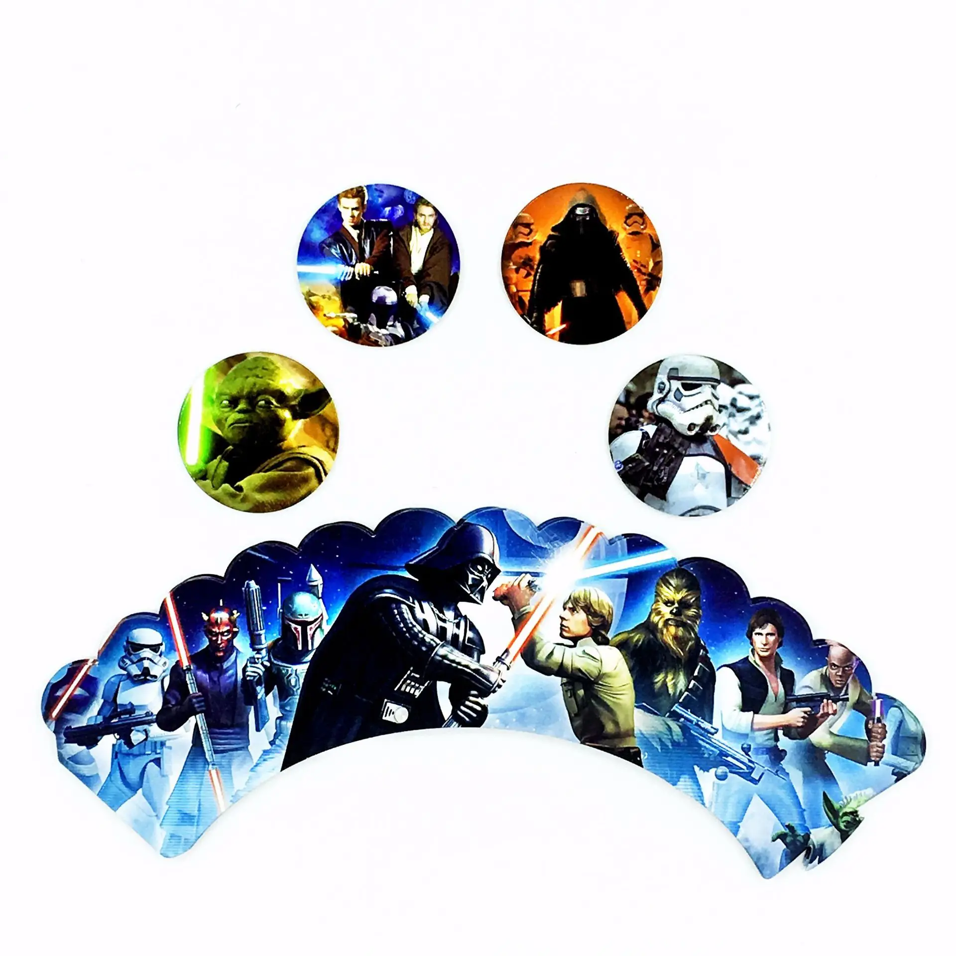 

Disney Theme Birthday Holiday Party Cake Decoration Insert Cards and Flags Paper Cup Christmas Cake Decorations Cake Topper