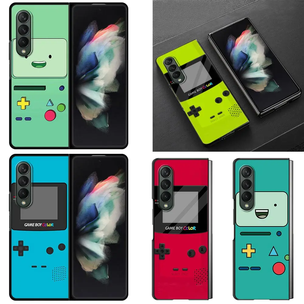 

Gameboy Boy Game Case For Samsung Galaxy Z Fold3 5G Hard Slim Protective Cover Ultra-thin anti-drop For Galaxy Z Fold 3 Shell