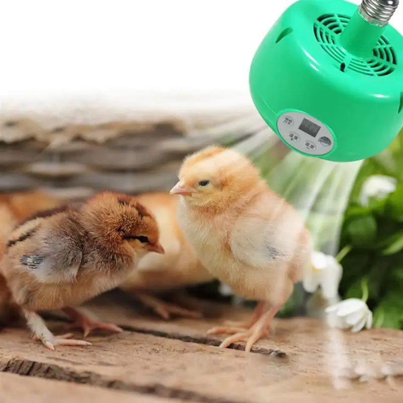 Heating Lamp Farm Animal Breeding Heat Emitter For Chicken Piglet Dog Pet Thermostatic Temperature Controller Heater