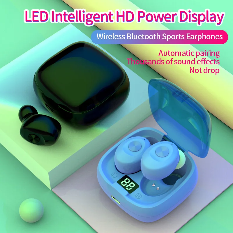 

XG8 TWS Wireless Earphone Digital Display Bluetooth Earphone 5.0 Sports Mini Earphone