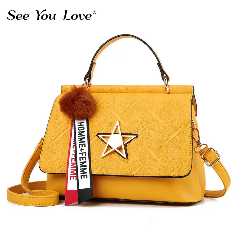 Новые модные женские сумки через плечо на молнии 2019 желтые роскошные с клапаном