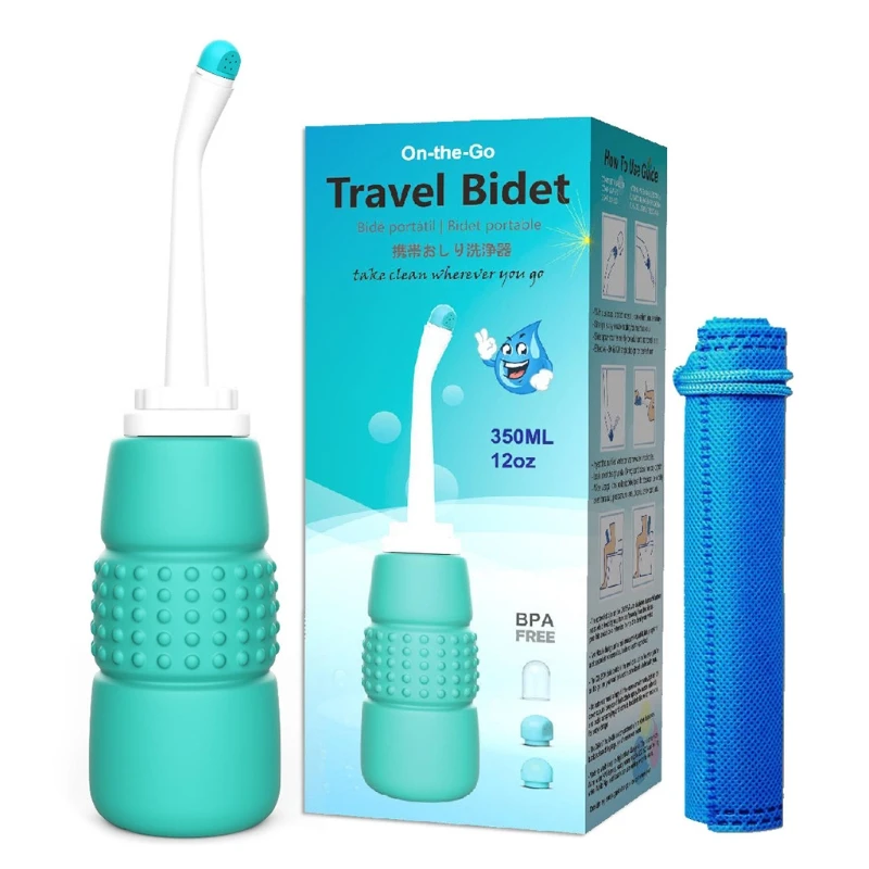

Portable Hand Press Bidet Cleaner Outdoor Bottle Packets Body Flusher Washing