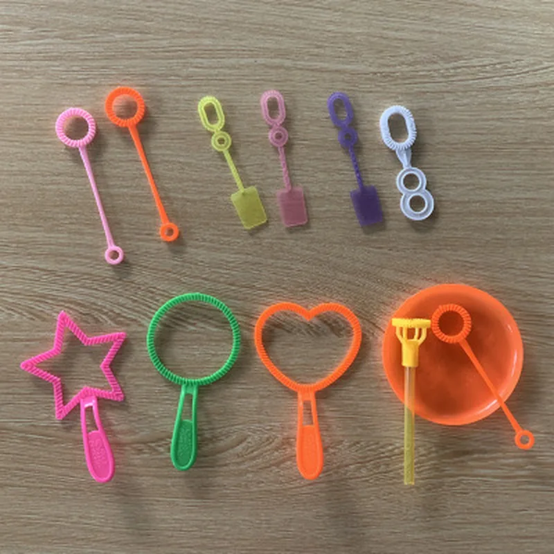 6 шт./компл. дует пузырь мыло инструменты игрушка палочки для пускания пузырей