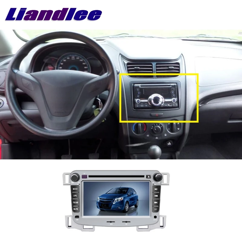 Liandlee для CHEVROLET SAIL 2009 ~ 2017 LiisLee Автомобильный мультимедийный ТВ DVD GPS аудио Hi-Fi радио